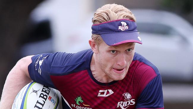 Queensland Reds player Isaac Lucas during training at Ballymore. Pics Tara Croser.