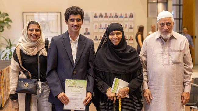 Muhammad Kazi was among some of the Territory’s best and brightest students recognised for achieving incredible results in their schooling at the Northern Territory Board of Studies (NTBOS) Awards held at Parliament House in Darwin.