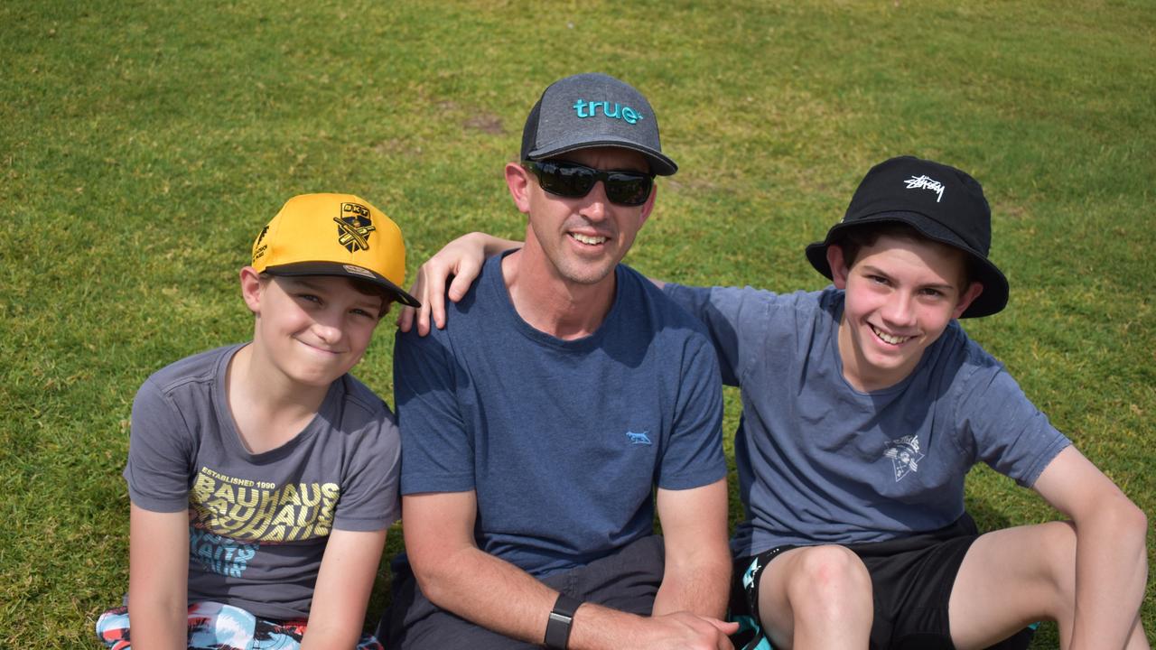 Oliver, Paul and Will Chapman at the Sunshine Coast Rugby League Finals 2022.