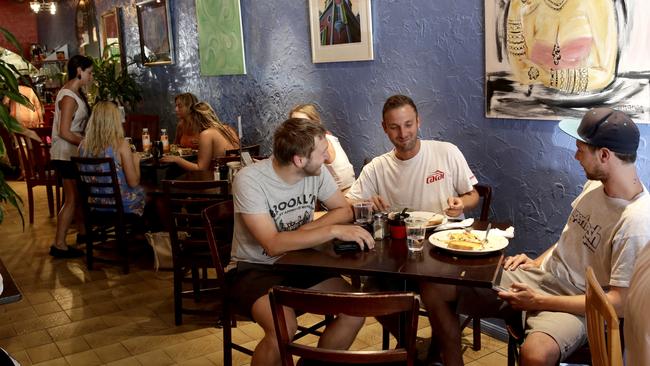 Interior of The Lillipad Cafe on Grafton Street before its closure. Picture: Anna Rogers.