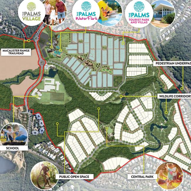 The new masterplan features a significant increase in green space to previous iterations. PICTURE: SUPPLIED