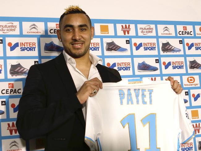 Olympique Marseille new player Dimitri Payet.