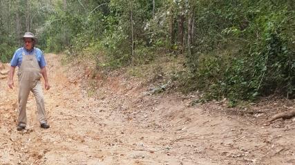 Bentley farmer and former RFS firefighter, Gordon Serone said the fire trails at the Bungabbee Nature Reserve have been churned up and damaged by 4WD owners and many are now unable to be accessed by fire trucks.