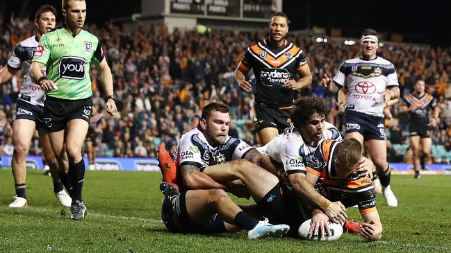 Old problems resurfaced for the Cowboys at Leichhardt Oval. Picture: Mark Metcalfe