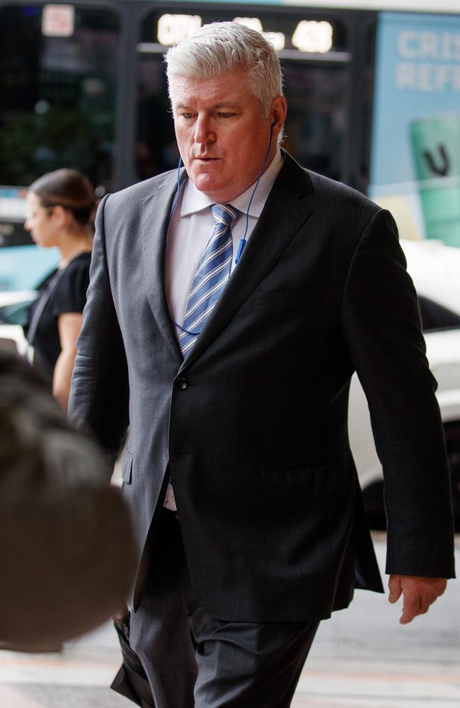 Stuart MacGill is standing trial in the NSW District Court in Sydney. Picture: NewsWire/Nikki Short.