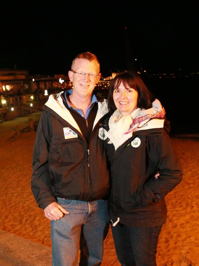 Volunteers Sally and Tony Garman. Picture: Damian Shaw