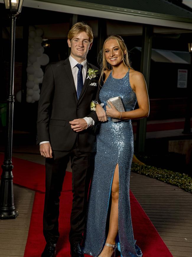 Formal for year 12 students from Emmanuel College. matthew Wynne and Anneliese Airey. Picture: Jerad Williams