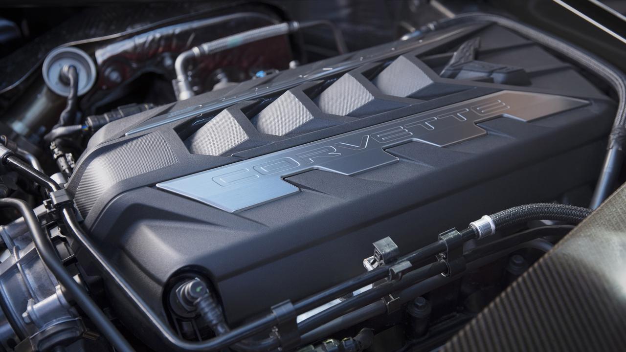 The Corvette is powered by a reworked 6.2-litre V8.