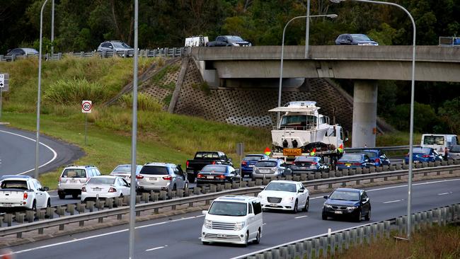 M1 traffic conditions on the Gold Coast. Photo: David Clark