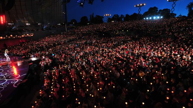 Carols by Candlelight will aim to raise $2 million for Vision Australia. Picture: Derrick den Hollander