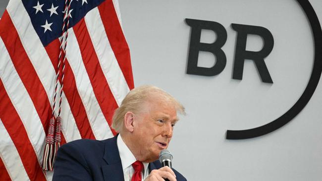 US President Donald Trump remains defiant about implementing his tariffs. Picture: AFP