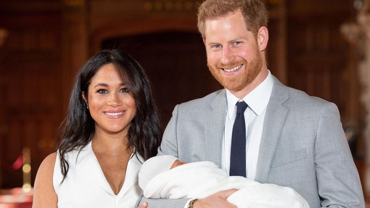 Meghan and Harry, pictured with son Archie in 2019, have welcomed a little girl. Picture: Dominic Lipinski/AFP