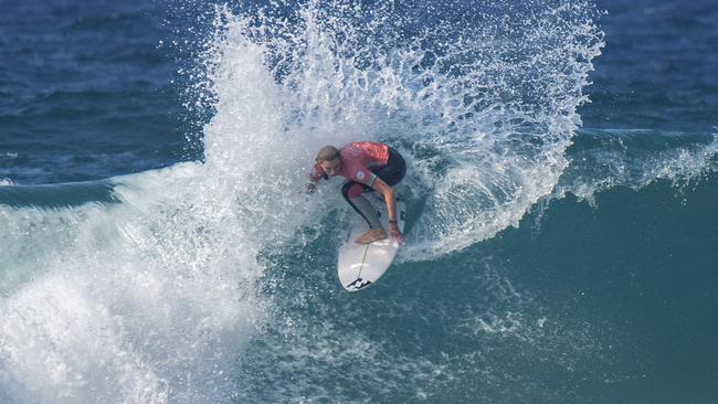 Macy Callaghan surfing for a spot on the world tour.