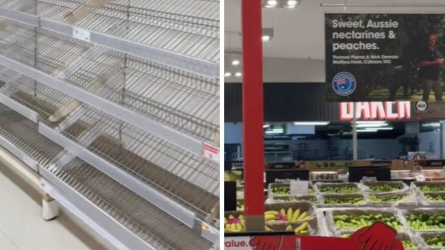 Coles store stripped bare – except for 1 item