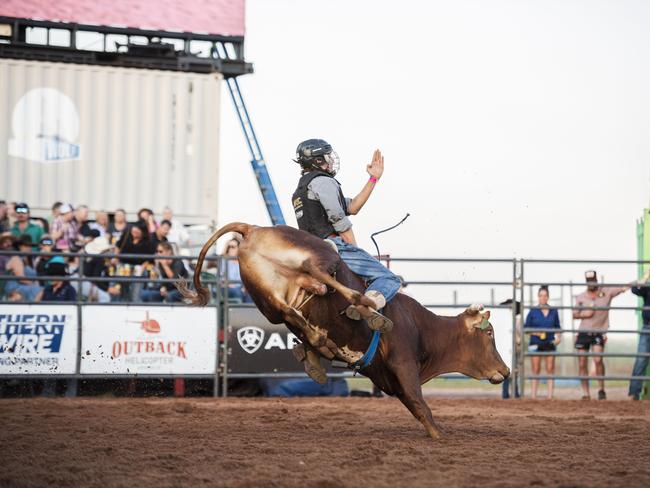 All the action at the sold-out 50th iteration of the Noonamah Tavern and Rodeo. Picture: Pema Tamang Pakhrin