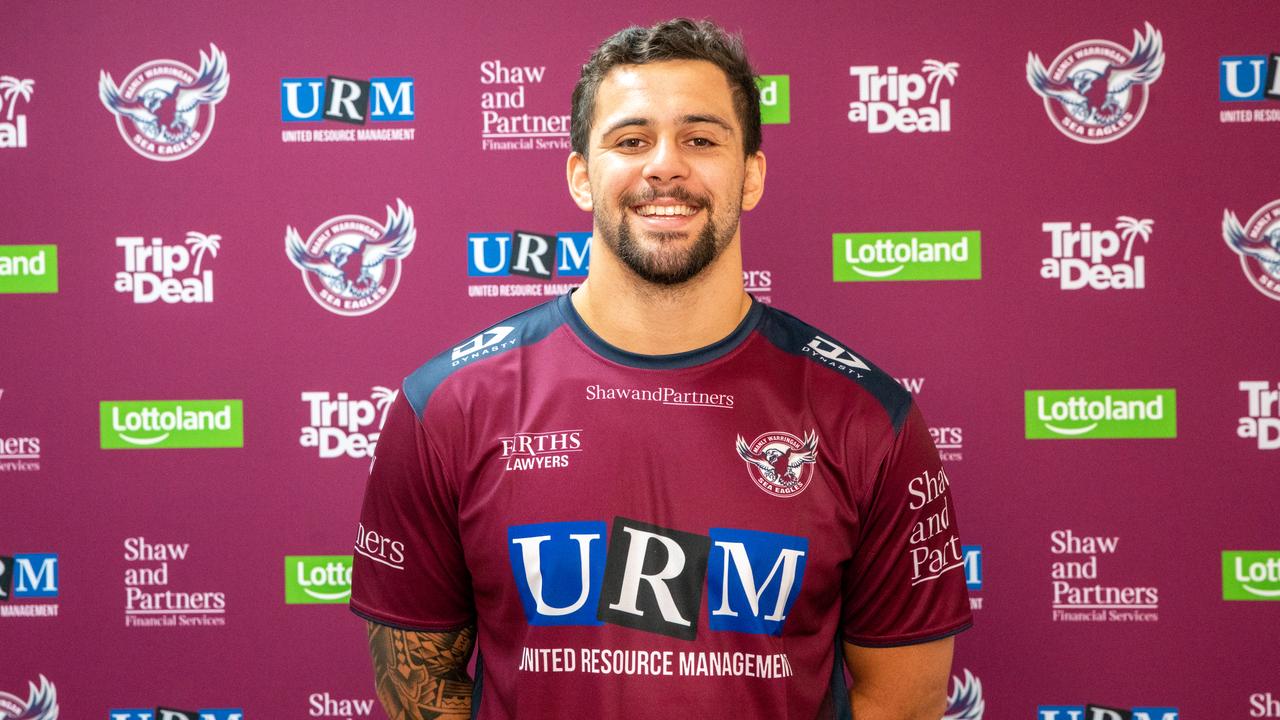 Josh Aloiai has big shoes to fill in the front row at Manly next season.