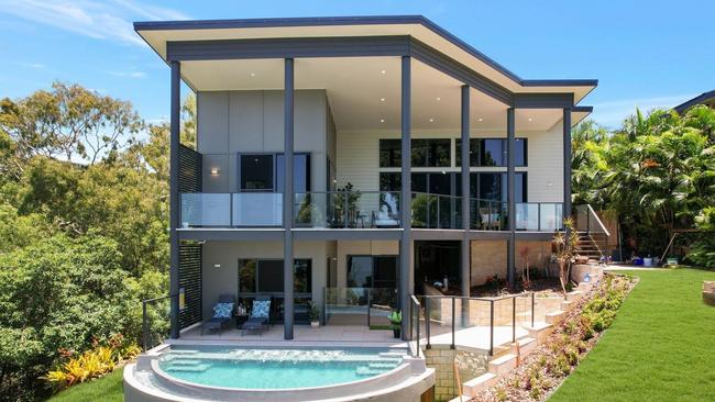 The four-bedroom, three-bathroom property at 46 Evelyn Street in Lammermoor was listed for sale through Harcourts Yeppoon and went to auction on February 20. Picture: Contributed