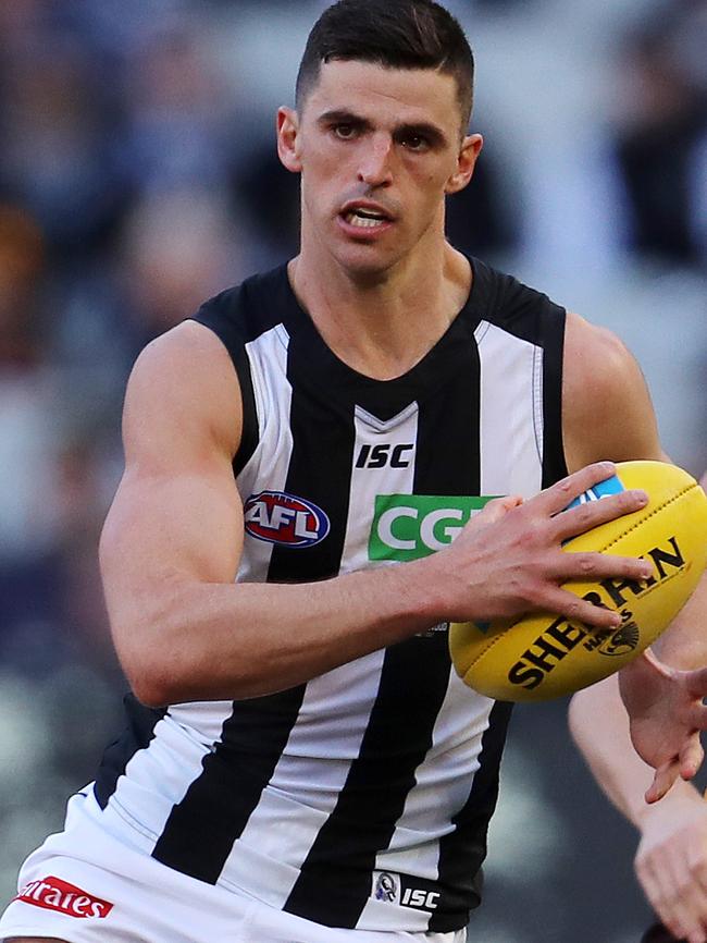 Scott Pendlebury has played every game this season. Picture: Michael Klein