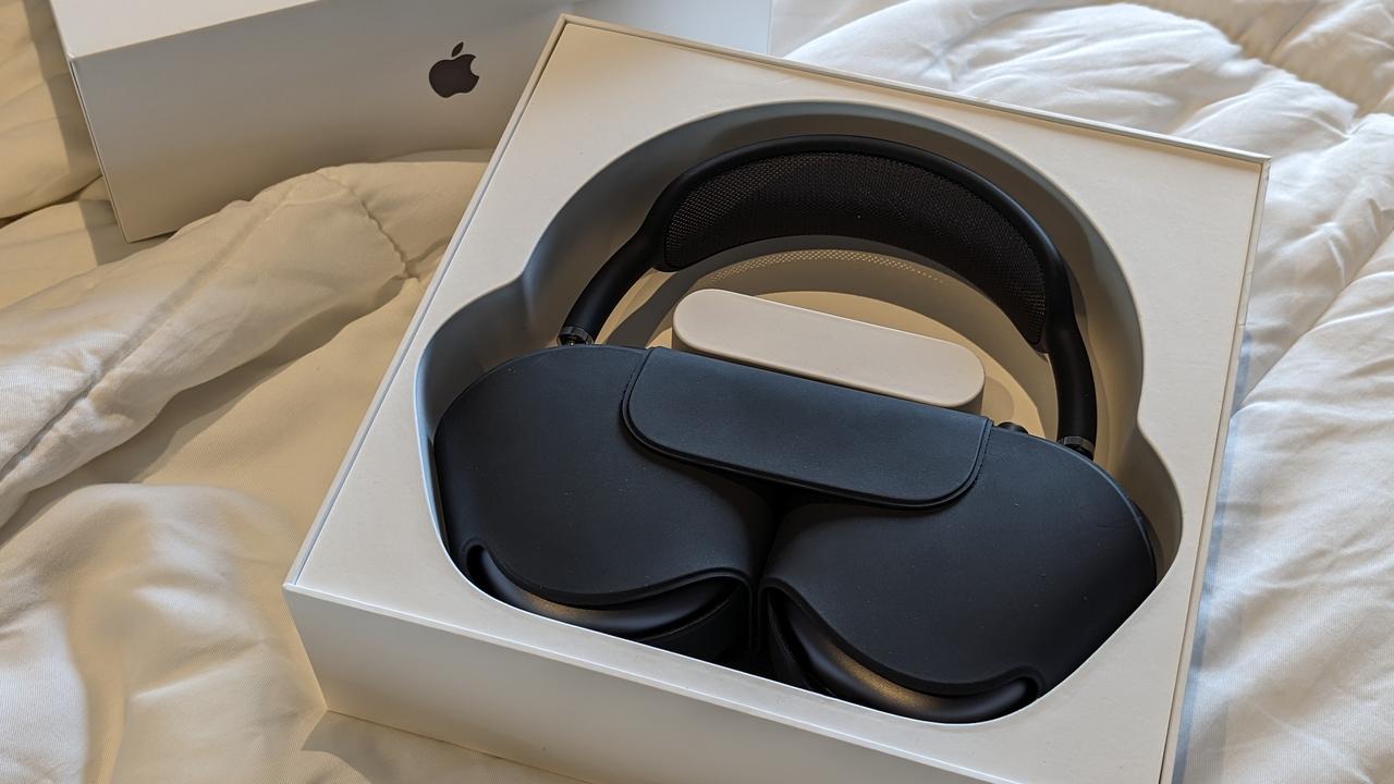 AirPods Max with Smart Case. Picture: Lauren Chaplin.