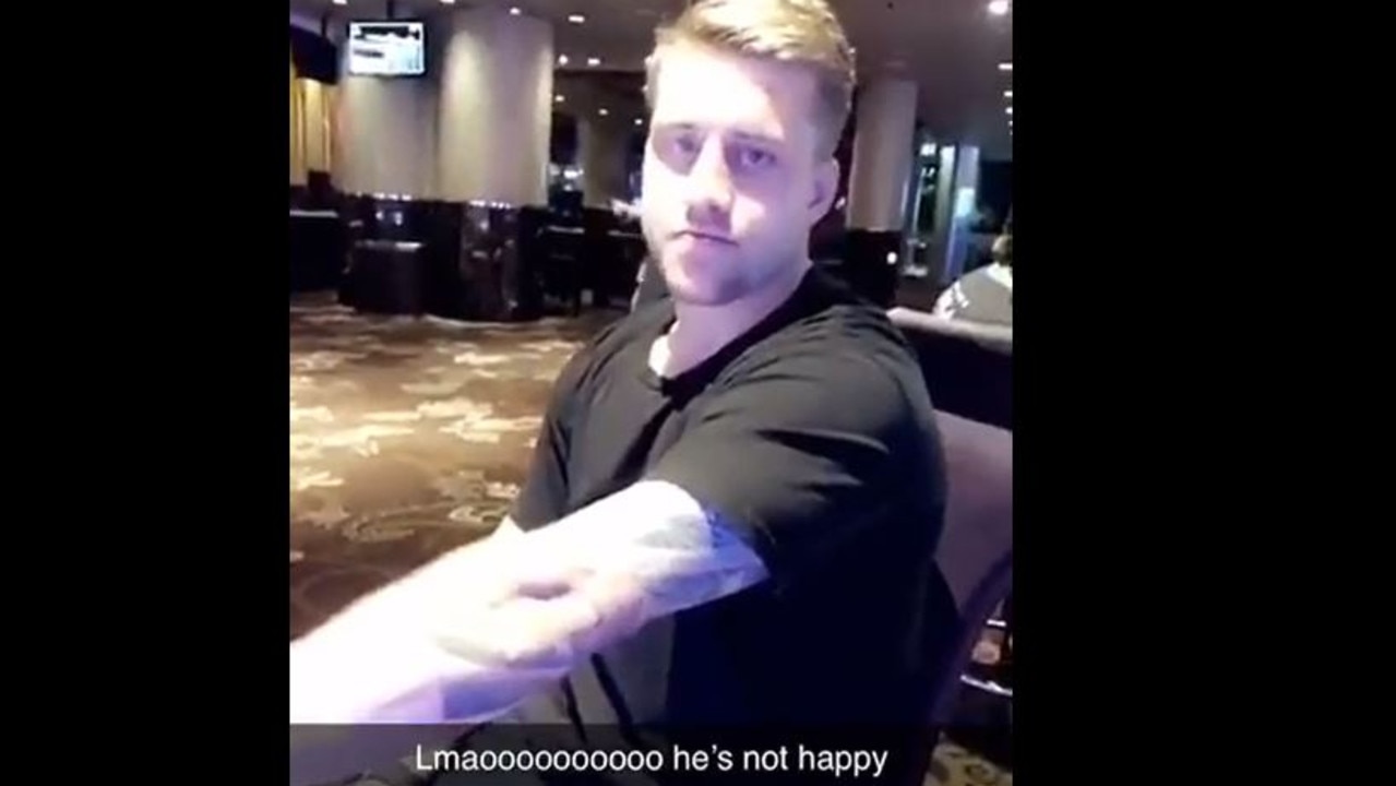 Cameron Munster is just trying to unwind, when a fan starts pestering him.