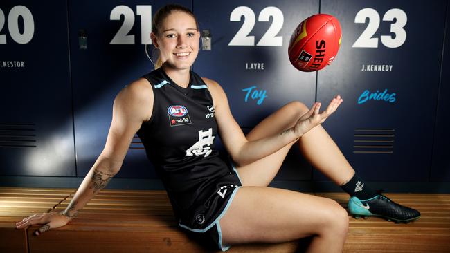 Harris says she is ready to show her full potential in the navy blue. Picture: Alex Coppel