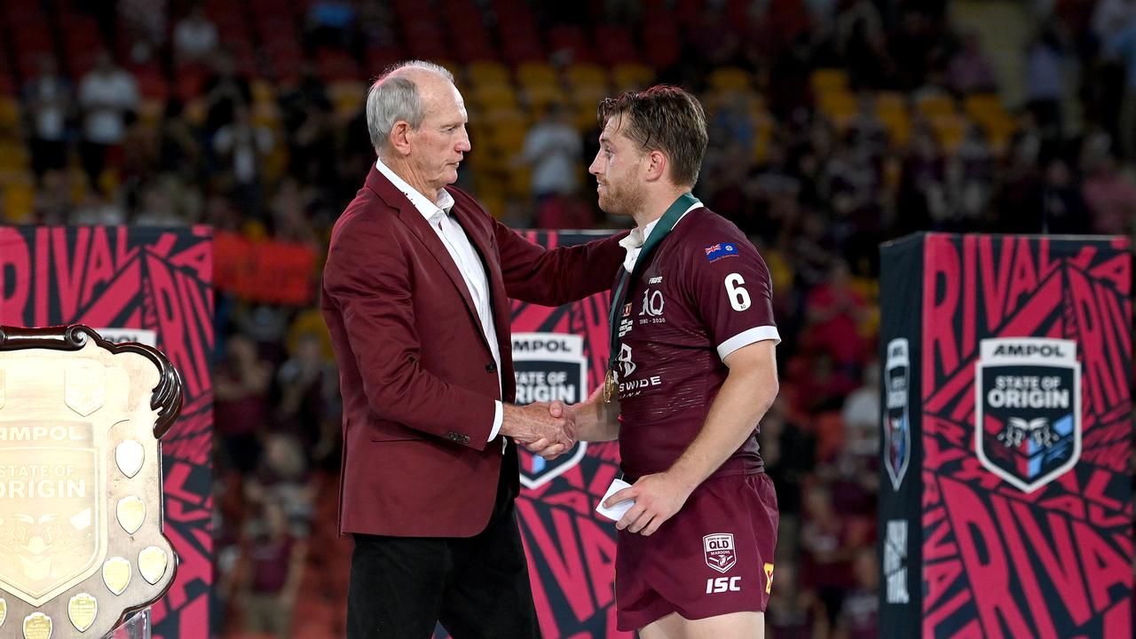 Cameron Munster is a target for Wayne Bennett and the Dolphins. Picture: Bradley Kanaris/Getty Images