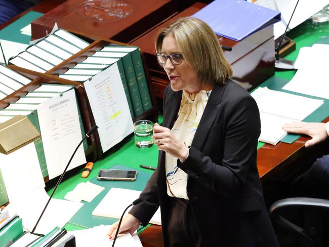 Victorian Premier Jacinta Allan announced the statewide machete ban as part of her government’s plan to stamp out crime. Picture: David Crosling