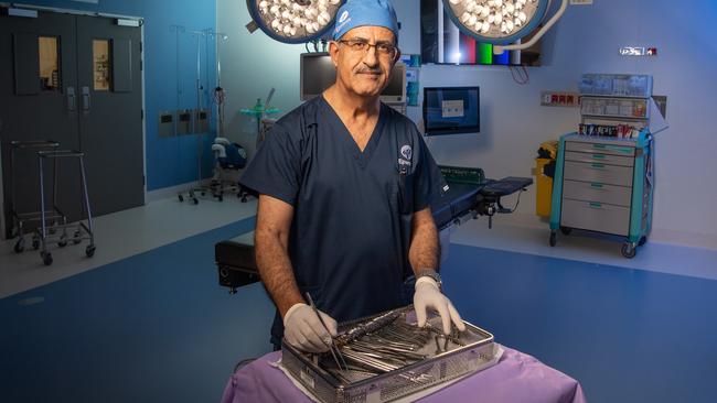 Surgeon Saleh Abbas At Epworth Hospital in Waurn Ponds. Picture: Brad Fleet