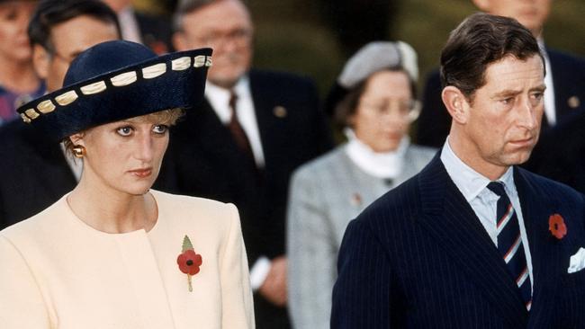 Charles and Diana’s unhappy marriage ended in the royal family’s most infamous divorce. Picture: Getty