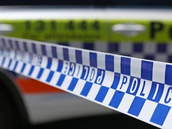 Police at the scene of a suspicious death on Lanyon Street in Mandurah.  Generic pic of tape at police crime scene Picture: Daniel Wilkins