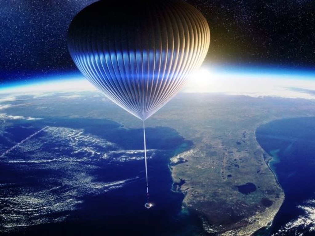 balloon rides in space. Picture: Space Perspectives