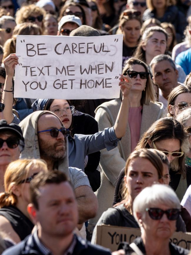 Aussies turned up to protest. Picture: Diego Fedele/Getty Images