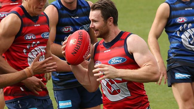 Patrick Dangerfield is on track to play in Round 1. Picture: Alison Wynd