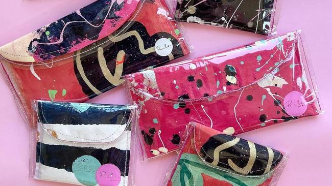 Some of the beautiful and unique designs available from local Charleville business Paila Designs who handmakes clutches.