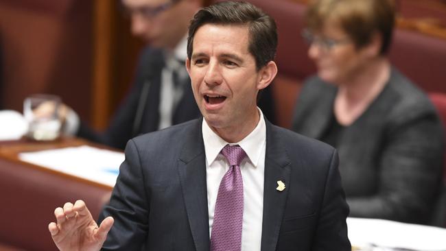 Federal Education Minister Simon Birmingham. Picture: AAP / Lukas Coch