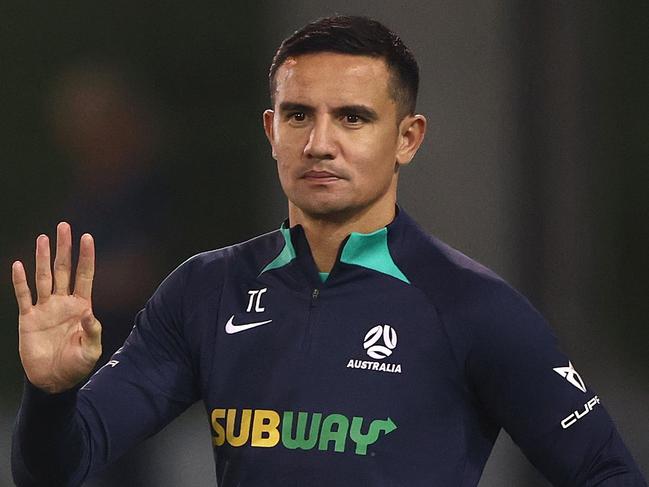 Tim Cahill will lead a team of past Socceroos greats. Picture: Robert Cianflone/Getty Images