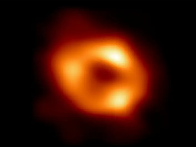 The image was captured by the Event Horizon Telescope (EHT)