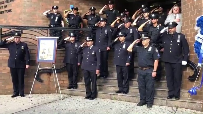 NYPD Salute Fallen Officers 19 Years After 9/11 Attacks