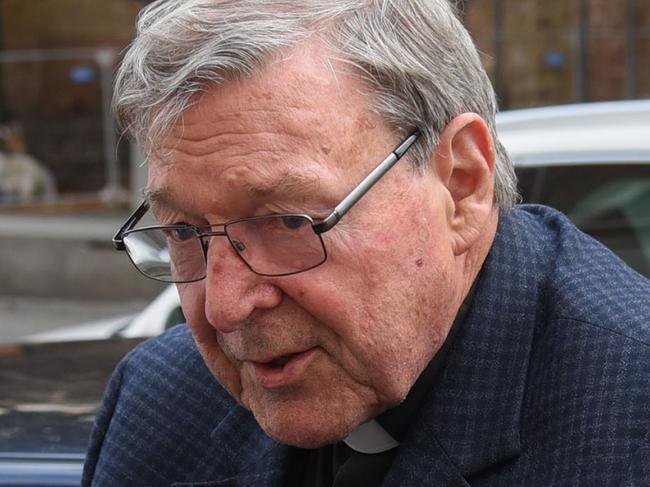 Cardinal George Pell arrives at his Vatican apartment on September 30, 2020. He is back in Rome for the first time since he was acquitted of sexual abuse charges in Victoria. Picture: Victor Sokolowicz,