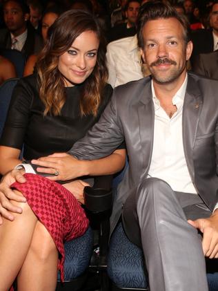 Olivia Wilde (L) and Jason Sudeikis are married with children. Picture: Getty