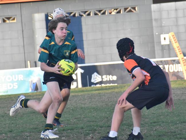 Rockhampton District Secondary Schools Rugby League grand finals, Year 8C, Chanel College, Gladstone, versus Glenmore State High, Browne Park, September 7, 2022.