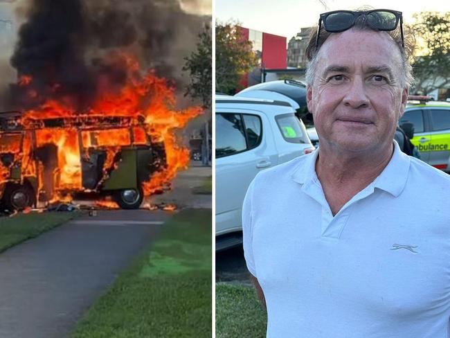 ‘This is where it ends’: Despair as vintage Kombi goes up in flames