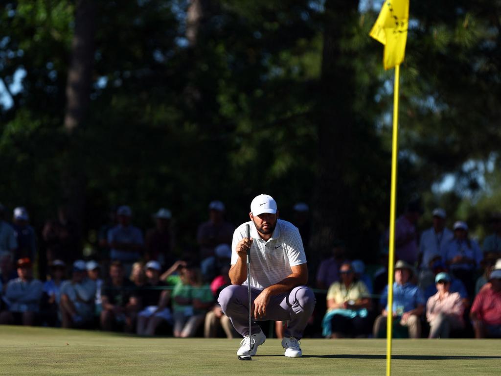 Scottie Scheffler has his eyes on the prize. Picture: Getty