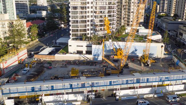 The construction site where the tower will rise Photo: Supplied