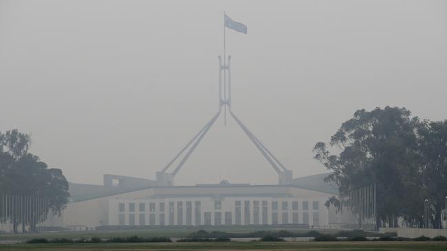 Nick Kyrgios said the smoke that shrouded his home city of Canberra on New Year’s Day motivated him to ask the tennis community for a bushfire fundraising effort. Picture: AP