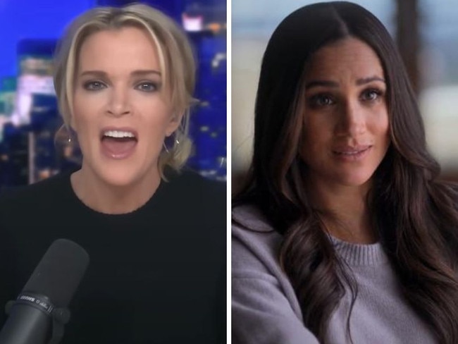 Megyn Kelly and Meghan Markle. Picture: Megyn Kelly/YouTube; Netflix