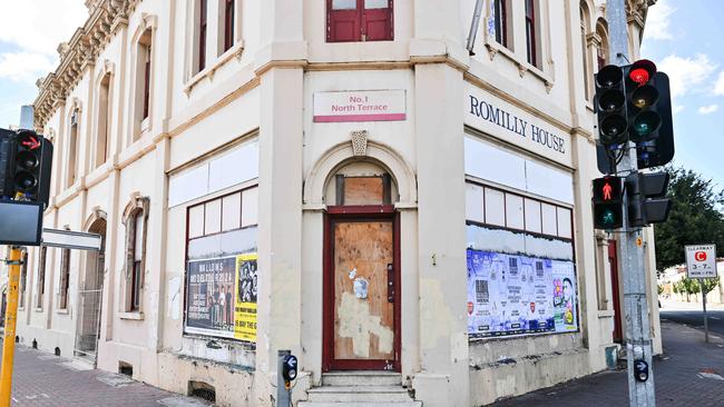 The building has been empty since 2017 after a cockroach infestation. Picture: Brenton Edwards