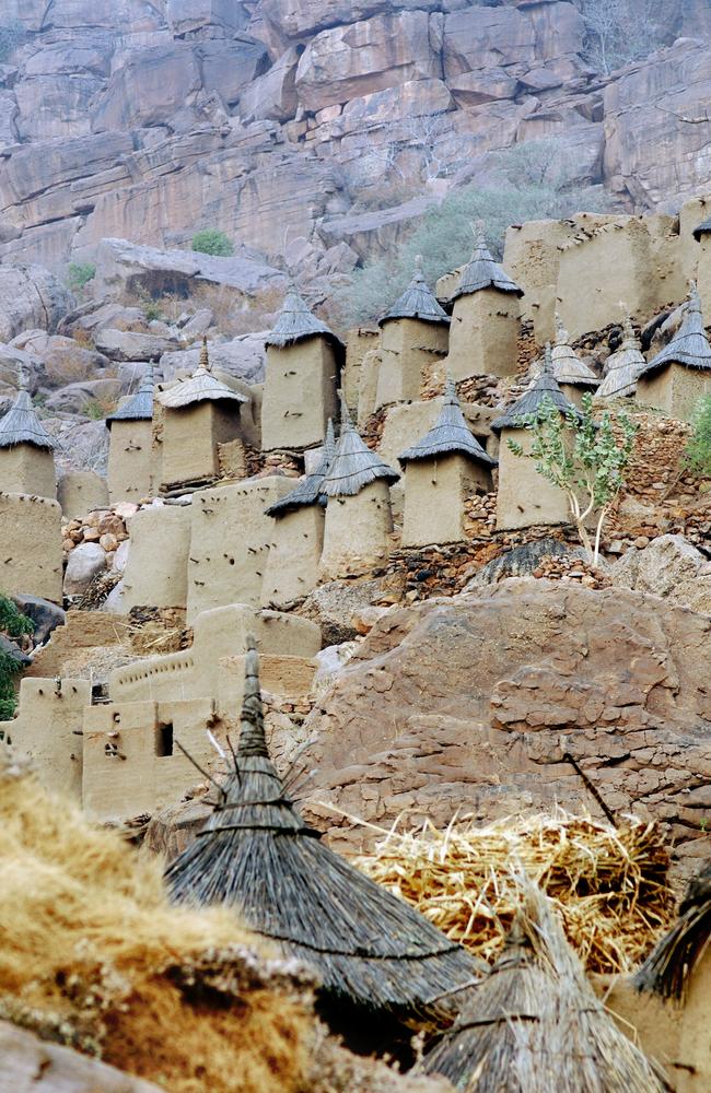 Dogon granaries.