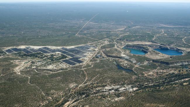 Genex’s solar and hydrogen pump project at Kidston. Photo: Michael Chambers.