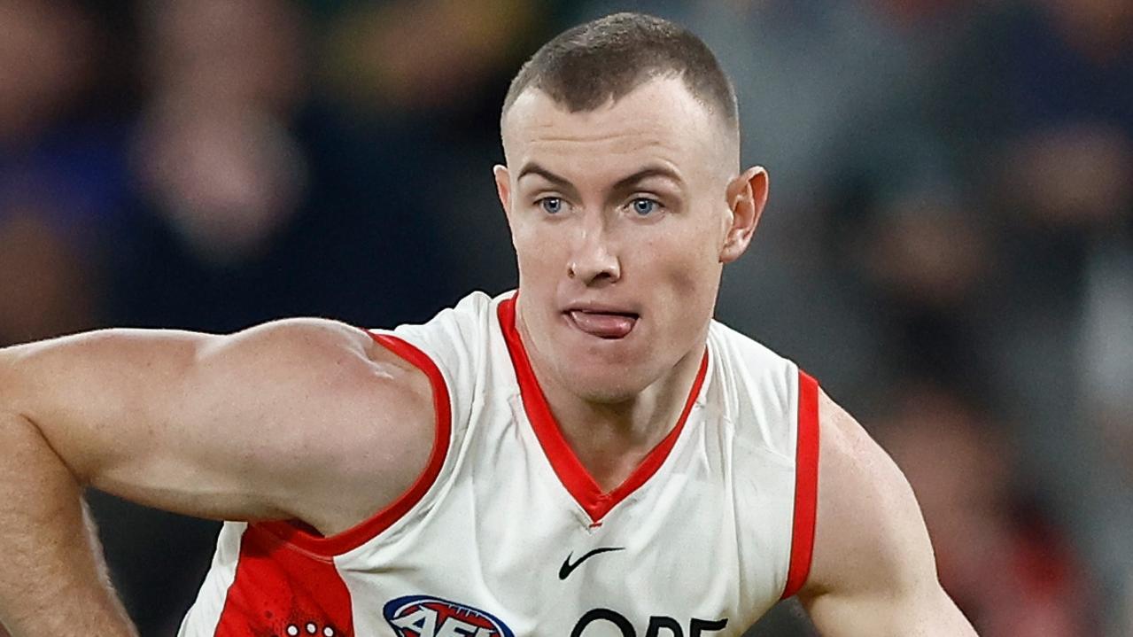 Chad Warner starred with four goals as Sydney claimed a 14-point win over the Western Bulldogs on Thursday night. Picture: Michael Willson / Getty Images